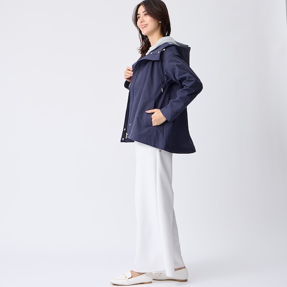 花粉がつきにくいはっ水UVカットAラインコート (05100) 10枚目画像