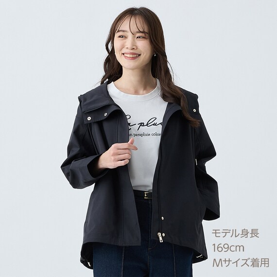 花粉がつきにくいはっ水ＵＶカットＡラインコート　(05100) 12枚目画像
