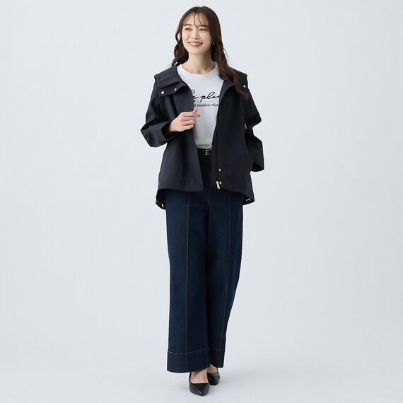 花粉がつきにくいはっ水ＵＶカットＡラインコート　(05100) 13枚目画像