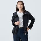 花粉がつきにくいはっ水UVカットAラインコート (05100) 14枚目画像