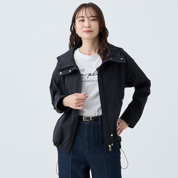 花粉がつきにくいはっ水UVカットAラインコート (05100) 14枚目画像