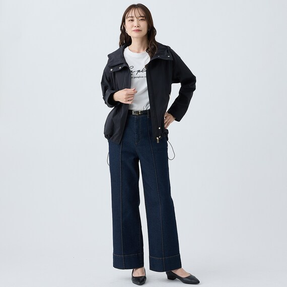 花粉がつきにくいはっ水ＵＶカットＡラインコート　(05100) 15枚目画像