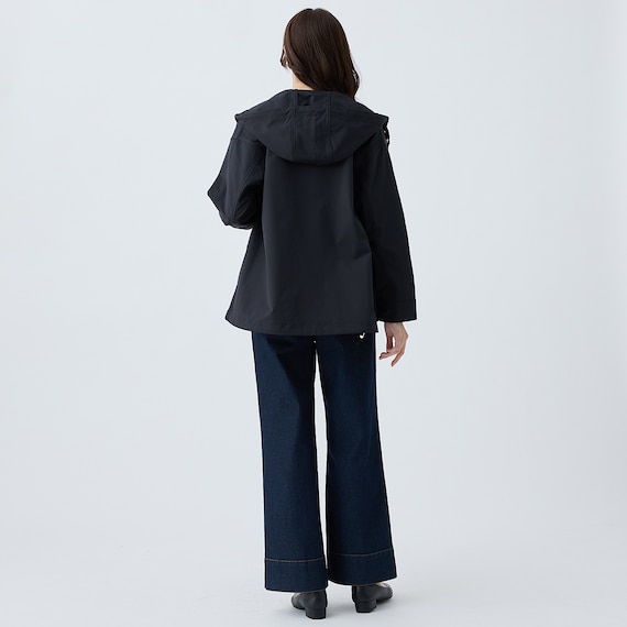 花粉がつきにくいはっ水UVカットAラインコート (05100) 17枚目画像