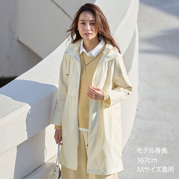 花粉がつきにくいはっ水ＵＶカットストレッチ軽量コート　(05101) 1枚目画像