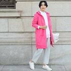 花粉がつきにくいはっ水UVカットストレッチ軽量コート (05101) 7枚目画像