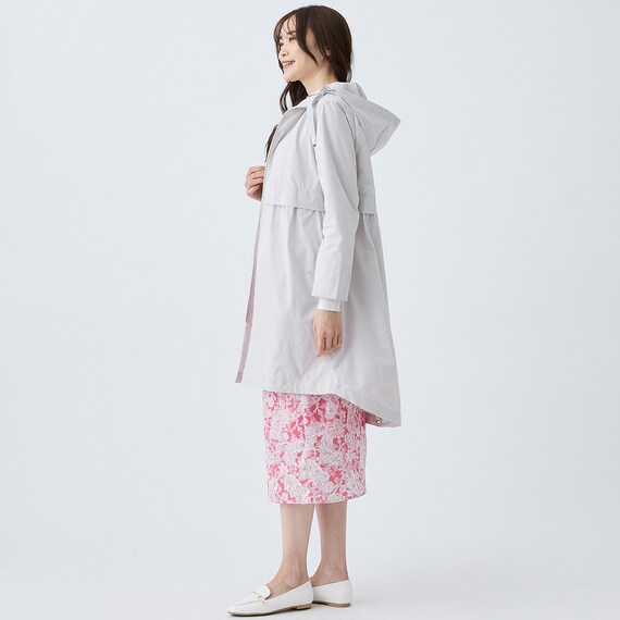 花粉がつきにくいはっ水UVカットストレッチ軽量コート (05101) 10枚目画像