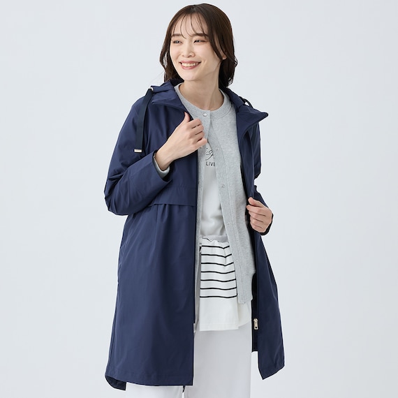 花粉がつきにくいはっ水UVカットストレッチ軽量コート (05101) 13枚目画像