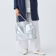 クラック加工合皮トートバッグ　(95107)