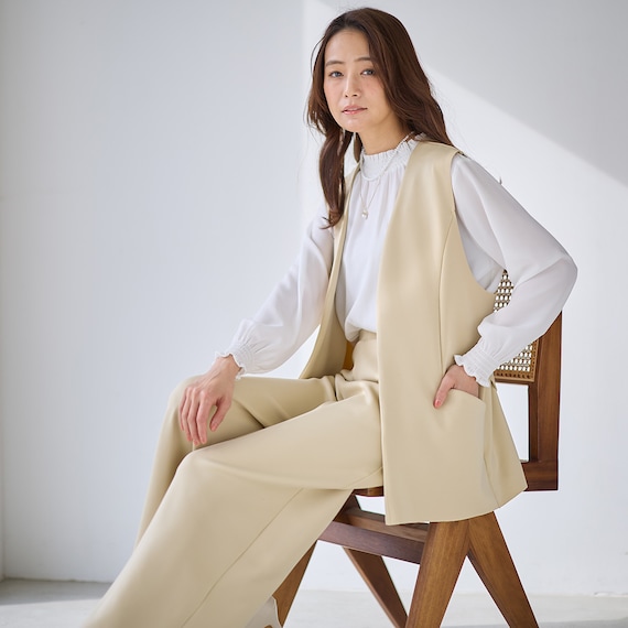 ソフトストレッチミドルジレ (15104) 3枚目画像