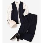 ソフトストレッチセミワイドパンツレギュラー丈　(25101) 6枚目画像