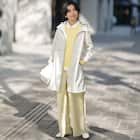 ソフトストレッチセミワイドパンツレギュラー丈 (25101) 10枚目画像