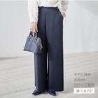 ソフトストレッチセミワイドパンツレギュラー丈　(25101) 3枚目画像