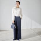 ソフトストレッチセミワイドパンツレギュラー丈 (25101) 4枚目画像