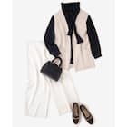 ソフトストレッチセミワイドパンツレギュラー丈 (25101) 12枚目画像