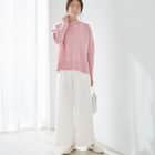 ソフトストレッチセミワイドパンツロング丈 (25102) 4枚目画像