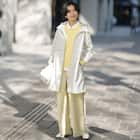 ソフトストレッチセミワイドパンツロング丈 (25102) 2枚目画像