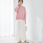 ソフトストレッチセミワイドパンツロング丈　(25102) 6枚目画像