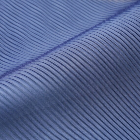 カラーブロッキングシアープリーツストール　(95111) 4枚目画像