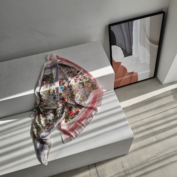 フラワーガーデンスカーフ (95101) 5枚目画像