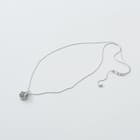 ガラスストーン使いスライダーチェーンネックレス (95102) 3枚目画像