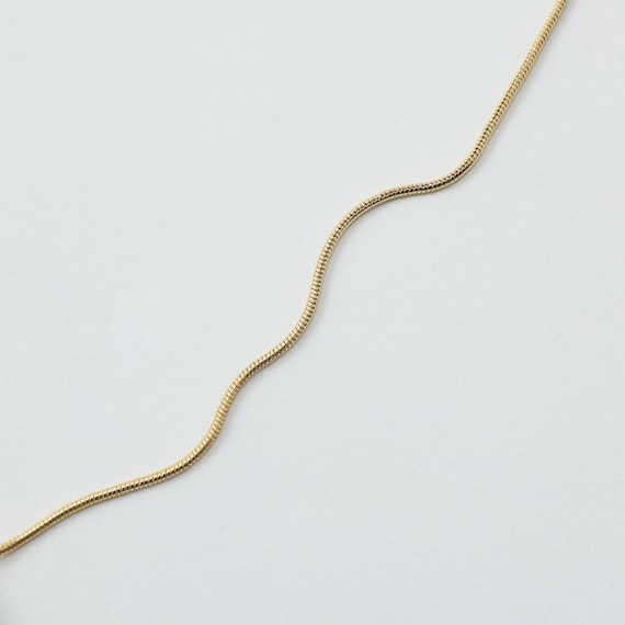 ガラスストーン使いスライダーチェーンネックレス (95102) 6枚目画像