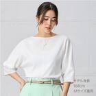 袖布帛切替えドルマンスリーブプルオーバー　(65108) 1枚目画像