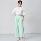 袖布帛切替えドルマンスリーブプルオーバー (65108) 2枚目画像