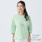 袖布帛切替えドルマンスリーブプルオーバー　(65108) 5枚目画像