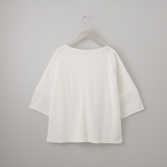 袖布帛切替えドルマンスリーブプルオーバー　(65108) 10枚目画像