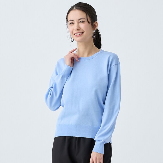 毛玉が出来にくいベーシックニット (75101) 8枚目画像