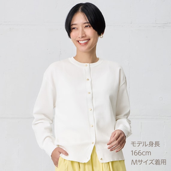 毛玉が出来にくいベーシックニットカーディガン (85100) 5枚目画像