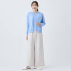 毛玉が出来にくいベーシックニットカーディガン　(85100) 8枚目画像