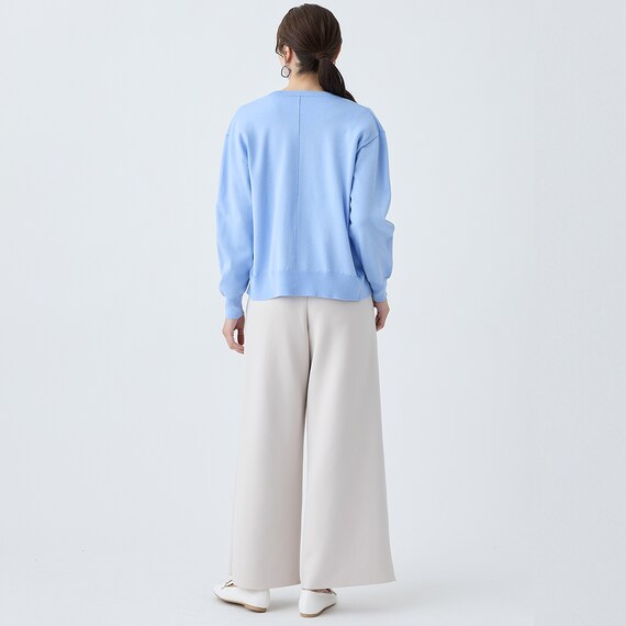 毛玉が出来にくいベーシックニットカーディガン　(85100) 10枚目画像