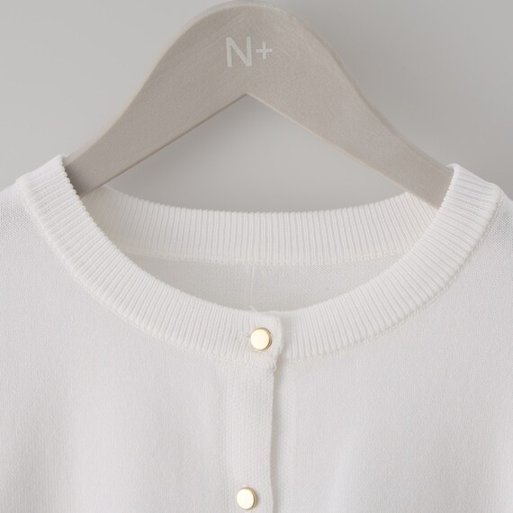 毛玉が出来にくいベーシックニットカーディガン (85100) 14枚目画像