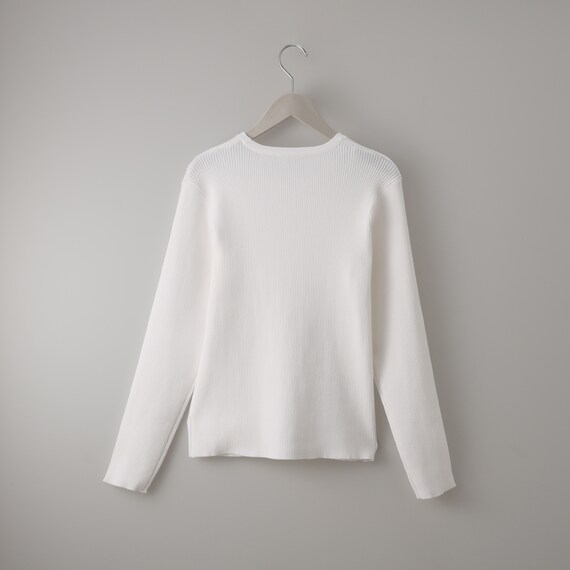 毛玉が出来にくいベーシックリブニット (75102) 6枚目画像