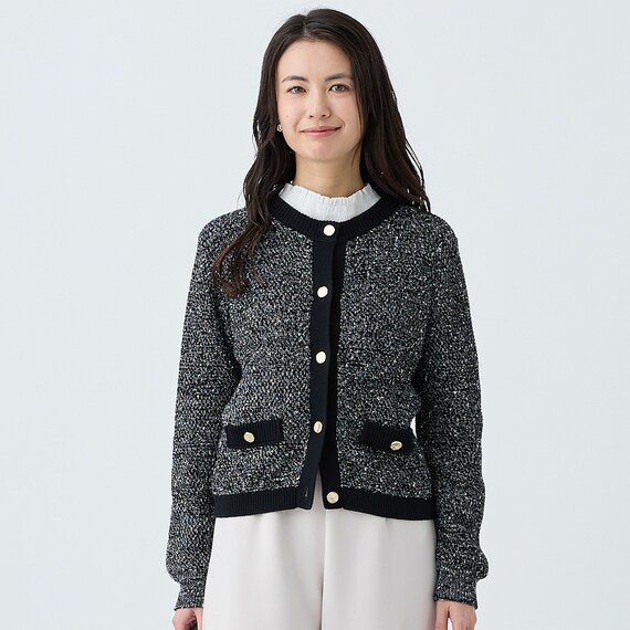 ニットツイードジャケット (85101) 1枚目画像