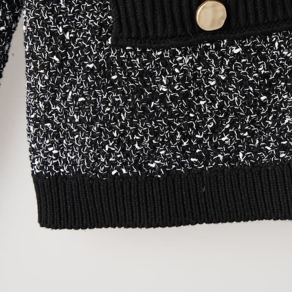 ニットツイードジャケット (85101) 6枚目画像