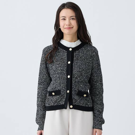 ニットツイードジャケット　(85101) 7枚目画像