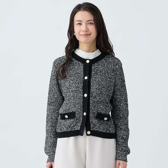 ニットツイードジャケット (85101) 7枚目画像