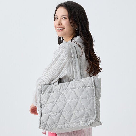 はっ水２Ｗａｙキルトトートバッグ　(95106) 1枚目画像