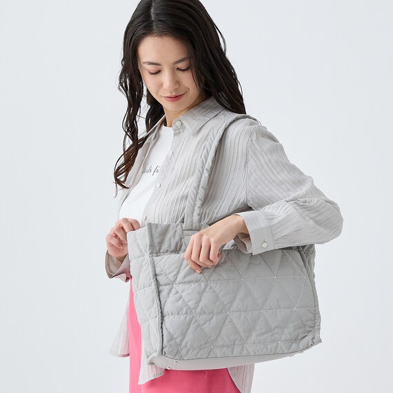 はっ水２Ｗａｙキルトトートバッグ　(95106) 2枚目画像