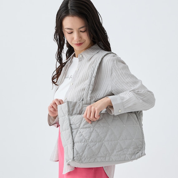 はっ水2Wayキルトトートバッグ (95106) 2枚目画像