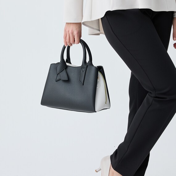 バイカラー2Wayトートショルダーバッグ (95108) 1枚目画像