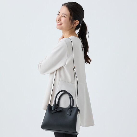 バイカラー２Ｗａｙトートショルダーバッグ　(95108) 4枚目画像