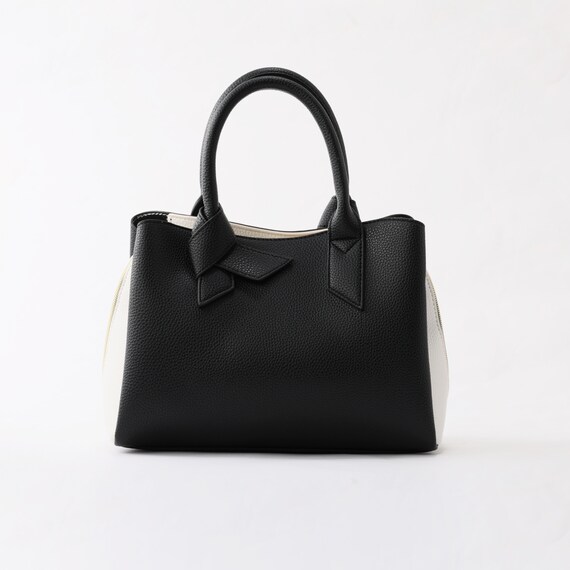 バイカラー2Wayトートショルダーバッグ (95108) 5枚目画像