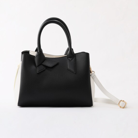 バイカラー2Wayトートショルダーバッグ (95108) 7枚目画像