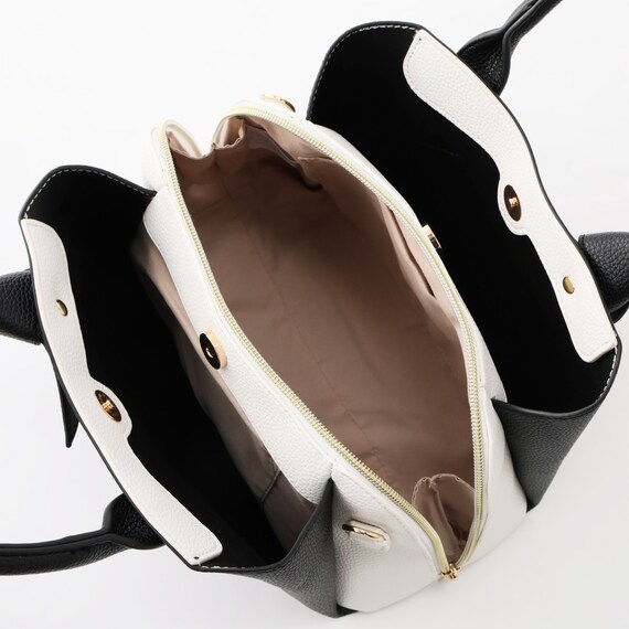 バイカラー2Wayトートショルダーバッグ (95108) 10枚目画像