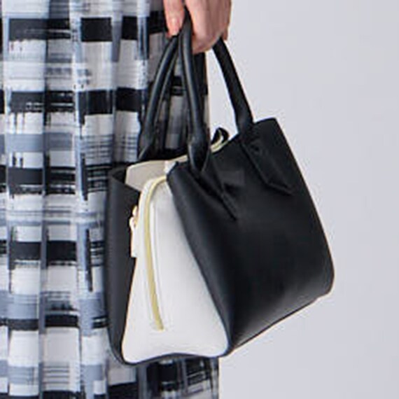 バイカラー2Wayトートショルダーバッグ (95108) 13枚目画像