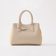 バイカラー２Ｗａｙトートショルダーバッグ　(95108)