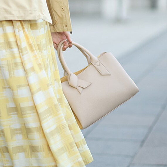 バイカラー2Wayトートショルダーバッグ (95108) 9枚目画像